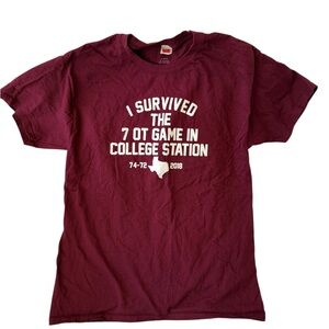 Maroon College Station T-Shirt Texas A&M Football